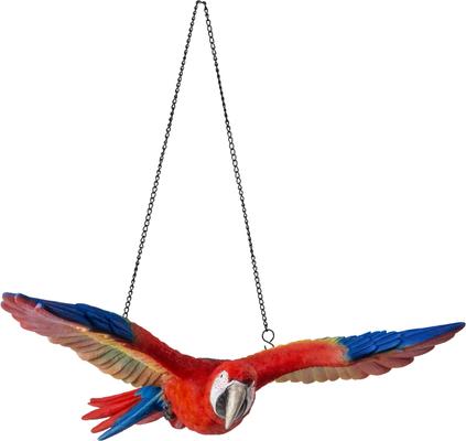 Show full view: Hi-Line Gift 4.53-in Scarlet Parrot Flying Statue Outdoor Decor slide 2 of 8