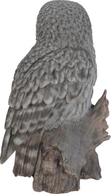 Show full view: Hi-Line Gift 20.5-in Grey Owl On Stump Statue Outdoor Decor slide 5 of 8