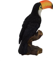 Hi-Line Gift 12-in Toucan On Stump Statue Outdoor Decor slide 2 of 7