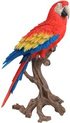 Hi-Line Gift 28.25-in Scarlet Macaw Statue Outdoor Decor slide 2 of 6