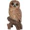 Show in main carousel: Hi-Line Gift 6.75-in Tawny Owl On Stump Outdoor Decor slide 2 of 7