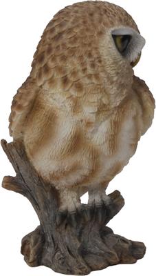 Show full view: Hi-Line Gift 6-in Brown Owl On Stump Outdoor Decor slide 4 of 8