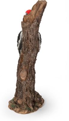 Show full view: Hi-Line Gift 15.55-in Pileated Woodpecker On A Tree Trunk Garden Statue Outdoor Decor slide 2 of 7