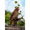 Show in main carousel: Hi-Line Gift 5.98-in Female Cardinal Resting On Stump Garden Statue Outdoor Decor slide 1 of 7