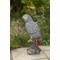 Show in main carousel: Hi-Line Gift 15.04-in Grey Gabon Parrot On Stump Outdoor Decor slide 9 of 10