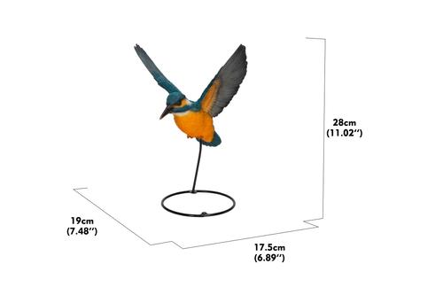 Show full view: Hi-Line Gift 11.02-in Flying-off Kingfisher Statue Outdoor Decor slide 7 of 8