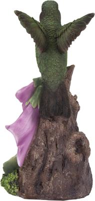 Show full view: Hi-Line Gift 5.91-in Motion Activated Singing Hummingbird On Foxglove Outdoor Decor slide 3 of 9