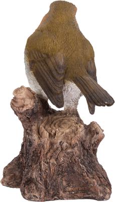 Show full view: Hi-Line Gift 5.31-in Motion Activated Singing Robin On Stump Outdoor Decor slide 4 of 9