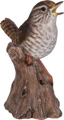 Show full view: Hi-Line Gift 5.31-in Motion Activated Singing Troglodyte Standing On Stump Outdoor Decor slide 5 of 9