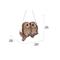 Show in main carousel: Hi-Line Gift 4.72-in Hanging Baby Owlets On A Branch Outdoor Decor slide 7 of 7