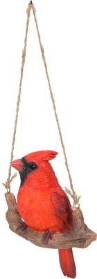 Show full view: Hi-Line Gift 5.91-in Hanging Cardinal On A Branch Outdoor Decor slide 3 of 9