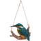 Show in main carousel: Hi-Line Gift 5.12-in Hanging Kingfisher On A Branch Outdoor Decor slide 3 of 8