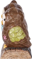 Hi-Line Gift 10.38-in Owl Couple with Welcome Sign Outdoor Decor slide 2 of 9