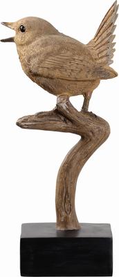 Show full view: Hi-Line Gift 8.4-in Sing Bird On Branch Lifelike Resin Bird Indoor Tabletop Décor slide 6 of 9