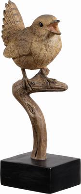 Show full view: Hi-Line Gift 8.4-in Sing Bird On Branch Lifelike Resin Bird Indoor Tabletop Décor slide 3 of 9