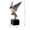 Show in main carousel: Hi-Line Gift 11.2-in Swallow On Branch Lifelike Bird Resin Indoor Tabletop Decor slide 8 of 9