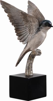 Show full view: Hi-Line Gift 11.2-in Swallow On Branch Lifelike Bird Resin Indoor Tabletop Decor slide 3 of 9