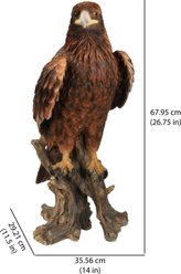 Hi-Line Gift 26.75-in Golden Eagle Outdoor Decor slide 2 of 6