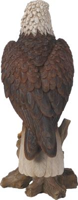 Show full view: Hi-Line Gift 15.5-in Bald Eagle On Stump Statue Outdoor Decor slide 5 of 6