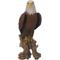 Show in main carousel: Hi-Line Gift 15.5-in Bald Eagle On Stump Statue Outdoor Decor slide 2 of 6