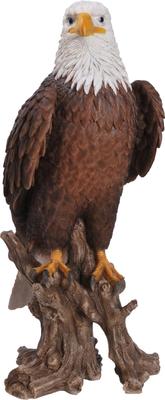 Show full view: Hi-Line Gift 26.8-in Bald Eagle On Stump Statue Outdoor Decor slide 2 of 6