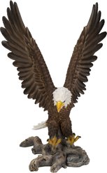 Hi-Line Gift 11.94-in Flying Eagle Statue Outdoor Decor