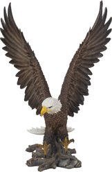 Hi-Line Gift 24.41-in Flying Eagle Statue Outdoor Decor