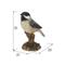 Show in main carousel: Hi-Line Gift 5.43-in Chickadee Peeking On Stump Garden Statue Outdoor Decor slide 7 of 7