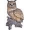 Show in main carousel: Hi-Line Gift 23.5-in Eagle Owl On Stump Statue Outdoor Decor slide 4 of 6