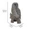 Show in main carousel: Hi-Line Gift 20.5-in Grey Owl On Stump Statue Outdoor Decor slide 8 of 8