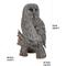 Show in main carousel: Hi-Line Gift 20.5-in Grey Owl On Stump Statue Outdoor Decor slide 6 of 8