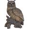 Show in main carousel: Hi-Line Gift 23.5-in Eagle Owl On Stump Statue Outdoor Decor slide 1 of 6