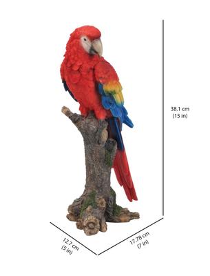 Show full view: Hi-Line Gift 15-in Parrot On Branch Outdoor Decor slide 7 of 7