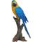 Show in main carousel: Hi-Line Gift 15.24-in Blue & Yellow Parrot On Branch Statue Outdoor Decor slide 2 of 9