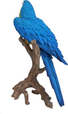 Show full view: Hi-Line Gift 28.25-in Blue & Yellow Macaw Statue Outdoor Decor slide 2 of 6