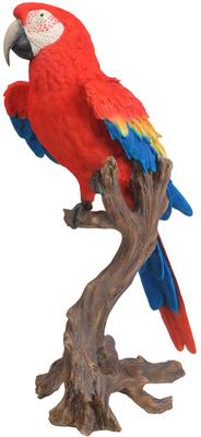 Show full view: Hi-Line Gift 28.25-in Scarlet Macaw Statue Outdoor Decor slide 5 of 6