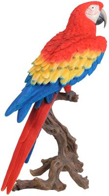 Show full view: Hi-Line Gift 28.25-in Scarlet Macaw Statue Outdoor Decor slide 4 of 6