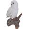 Show in main carousel: Hi-Line Gift 13-in Snowy Owl On Stump Outdoor Decor slide 3 of 5