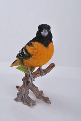 Show full view: Hi-Line Gift 7-in Oriole On Branch Statue Outdoor Decor slide 2 of 8