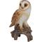 Show in main carousel: Hi-Line Gift 7.25-in Barn Owl On Stump Outdoor Decor slide 5 of 7