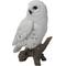 Show in main carousel: Hi-Line Gift 6.75-in Snowy Owl On Stump Outdoor Decor slide 5 of 7