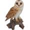Show in main carousel: Hi-Line Gift 7.25-in Barn Owl On Stump Outdoor Decor slide 2 of 7