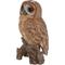 Show in main carousel: Hi-Line Gift 6.75-in Tawny Owl On Stump Outdoor Decor slide 5 of 7