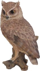 Hi-Line Gift 6.75-in Screech Owl On Stump Outdoor Decor slide 2 of 8
