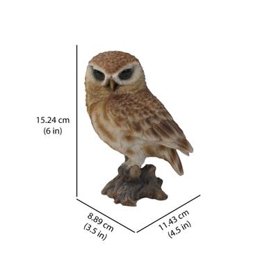 Show full view: Hi-Line Gift 6-in Brown Owl On Stump Outdoor Decor slide 8 of 8