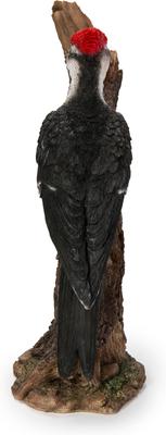 Show full view: Hi-Line Gift 15.55-in Pileated Woodpecker On A Tree Trunk Garden Statue Outdoor Decor slide 4 of 7
