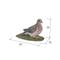 Show in main carousel: Hi-Line Gift 3.35-in Mourning Dove On Grass Garden Statue Outdoor Decor slide 7 of 7