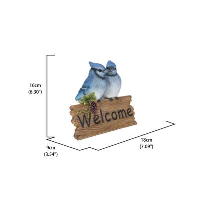 Show full view: Hi-Line Gift 6.3-in Blue Jays Welcome Sign Outdoor Decor slide 7 of 8