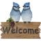 Show in main carousel: Hi-Line Gift 6.3-in Blue Jays Welcome Sign Outdoor Decor slide 2 of 8
