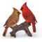 Show in main carousel: Hi-Line Gift 6.1-in Cardinal Couple On Stump Garden Statue Outdoor Decor slide 4 of 7